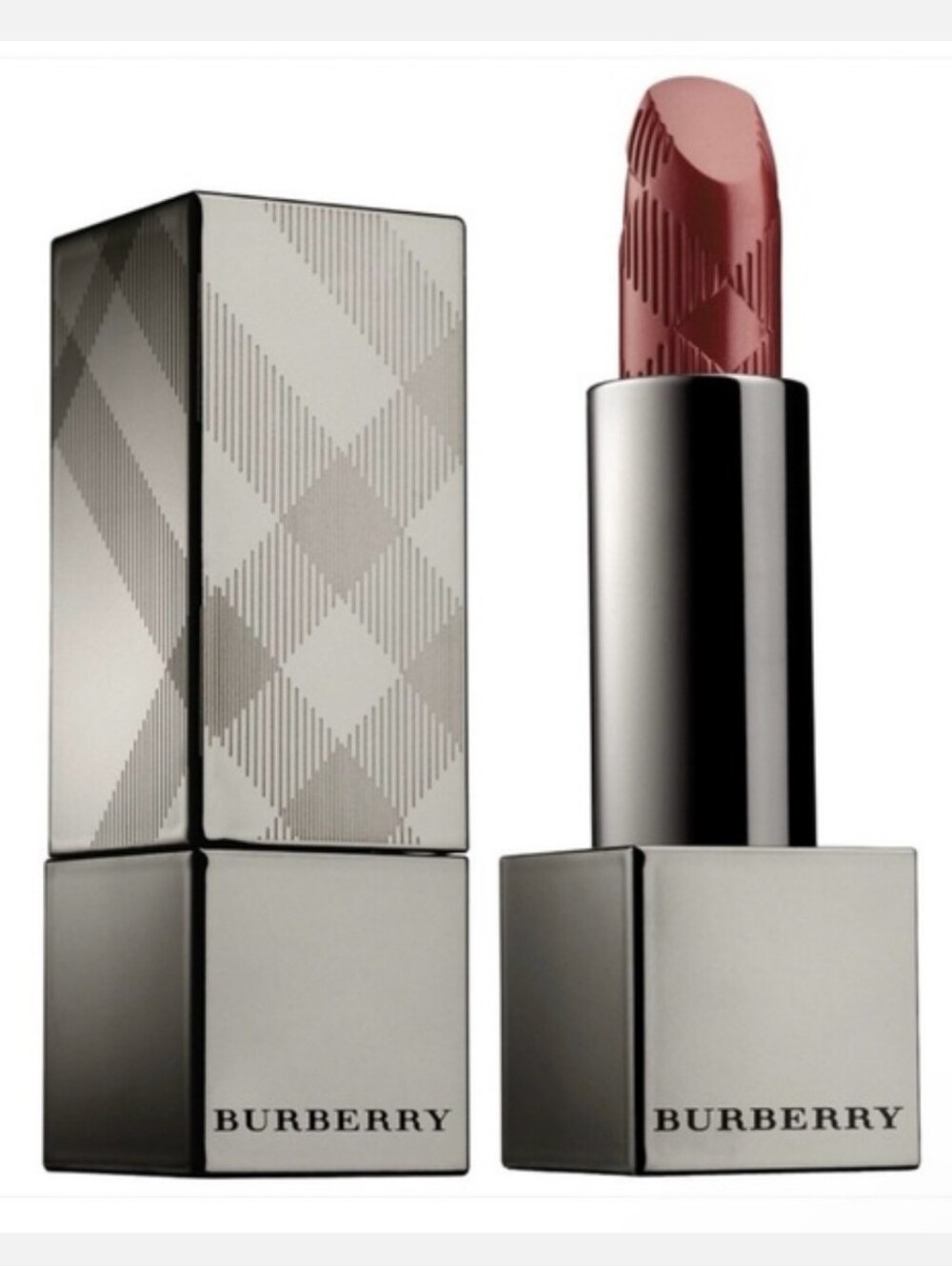 NIB BURBERRY Burberry Kisses Hydrating Lip Colour Lipstick in 93 Russet Full Sz